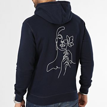 MEIITOD - Felpa con cappuccio Mojo blu navy