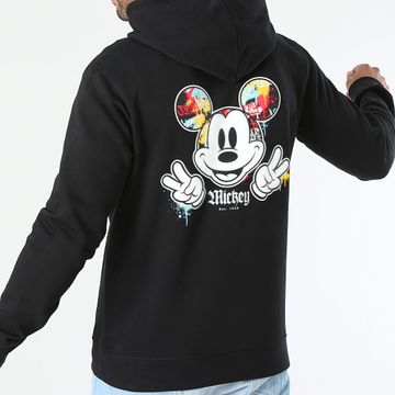 Mickey - Felpa con cappuccio Mickey Back Hand Chicago Nero
