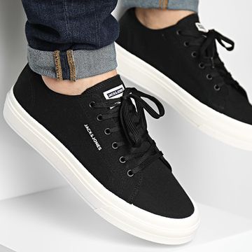 Jack And Jones - Sneakers Bayswater in tela antracite