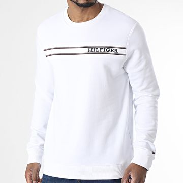 Tommy Hilfiger - Felpa girocollo 3197 Bianco