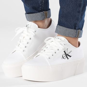Calvin Klein - Donna Flatform Cupsole Low 1033 Sneakers bianche