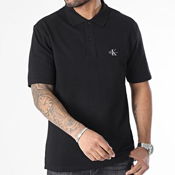 Calvin Klein - Polo manica corta relaxed fit 5433 nero