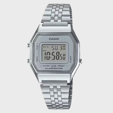 Casio - Orologio vintage LA680WEA-7EF Argento