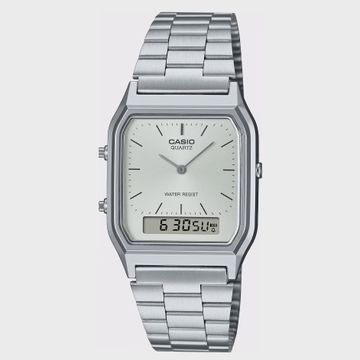 Casio - Orologio d'epoca AQ-230A-7AMQYES Argento