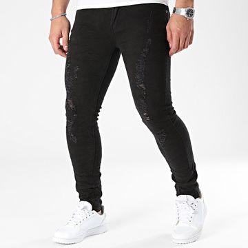 John H - A305 Jeans skinny neri