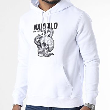 Swift Guad - NarvaLo For Life Felpa con cappuccio bianco