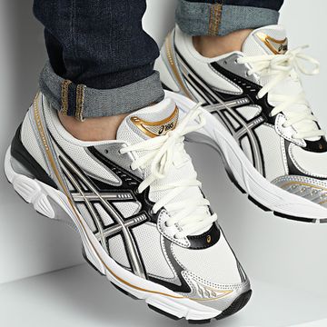 Asics - GT-2160 1203A320 Crema Scarpe da ginnastica in argento puro