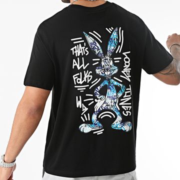 Bugs Bunny - Maglietta oversize nera grande
