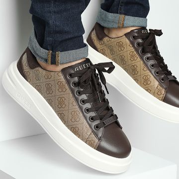 Guess - Sneaker FMPVIBFAL12 Beige Brown