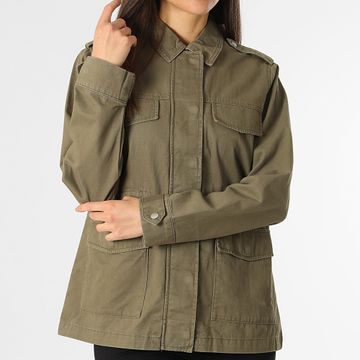 Only - Giacca di jeans Dream Donna Verde Khaki