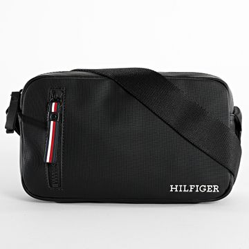 Tommy Hilfiger - Borsa reporter in piqué 1780 nero