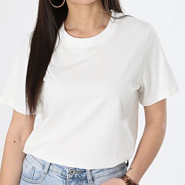 Only - Maglietta Pisa Off White da donna