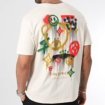 Teddy Yacht Club - Tee Shirt Oversize Large Atelier Paris Pitto Beige