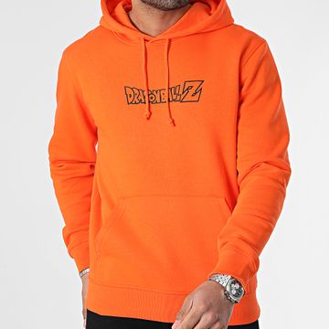 Dragon Ball Z - Felpa con cappuccio Kame Kanji Back Arancione Nero