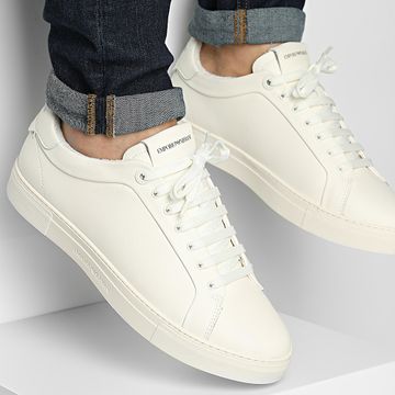 Emporio Armani - X4X598-XF662 Scarpe da ginnastica color bianco sporco