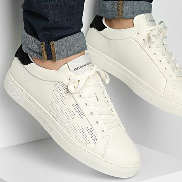 Emporio Armani - X4X598-XR098 Sneakers Off White Black