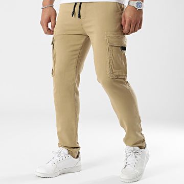 KZR - Pantaloni cargo beige