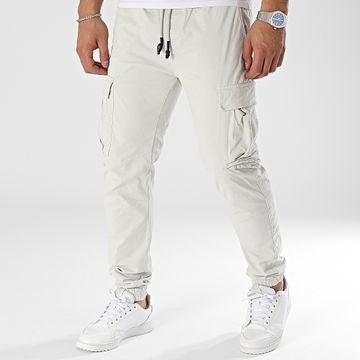 KZR - Pantaloni cargo grigio chiaro