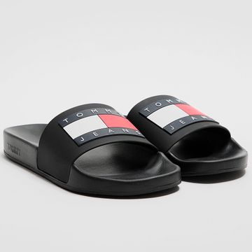 Tommy Jeans - Scivolo da piscina Essential 1191 nero