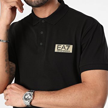 EA7 Emporio Armani - Polo manica corta 3DPF02-PJ5AZ Oro nero