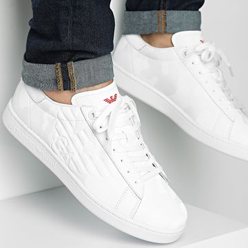 EA7 Emporio Armani - X8X001-XK375 Sneakers da allenamento in salsa bianca