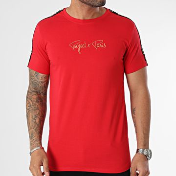 Project X Paris - Maglietta a bande 2410095 Oro rosso