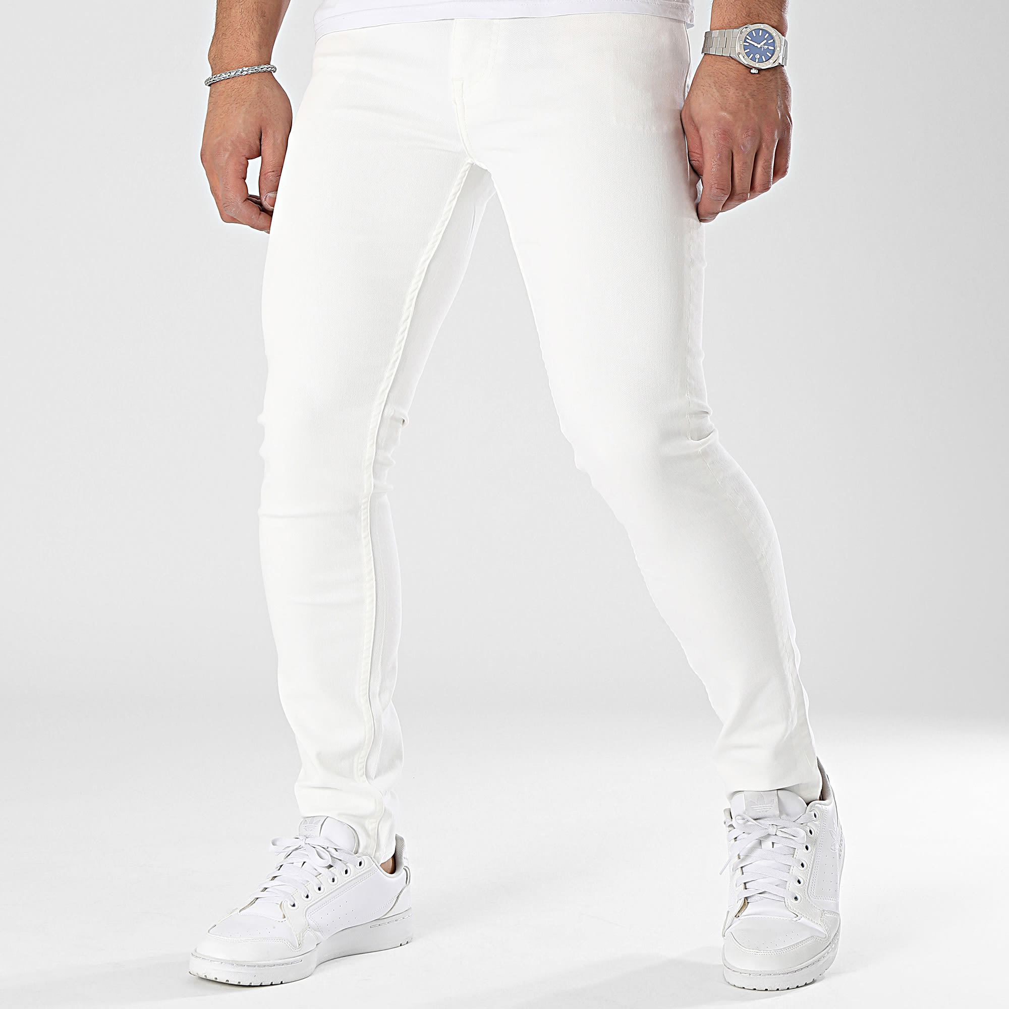 Tommy Hilfiger - Houston Slim Jeans affusolati 1391 Bianco
