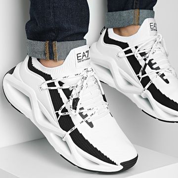 EA7 Emporio Armani - X8X087 XK227 Bianco Nero Scarpe da Ginnastica