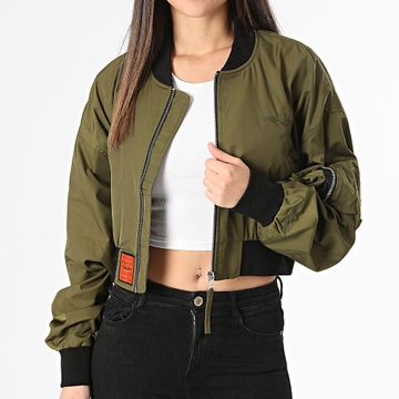 Bombers Original - Giacca Bomber Donna MA202 Verde Khaki