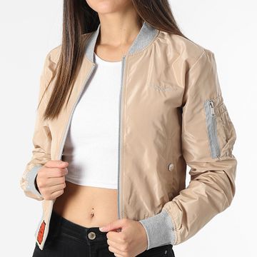 Bombers Original - Giacca bomber donna MA1 Beige