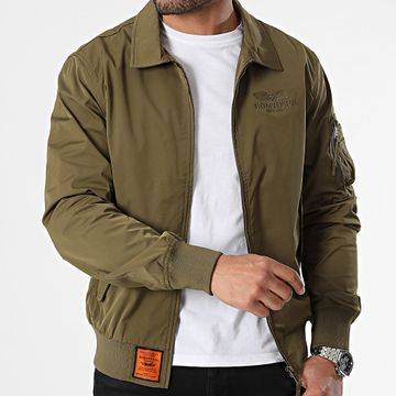 Bombers Original - Giacca Bomber Hawk Verde Khaki