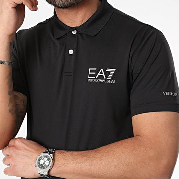 EA7 Emporio Armani - Polo a maniche corte 8NPF23-PJEMZ Nero