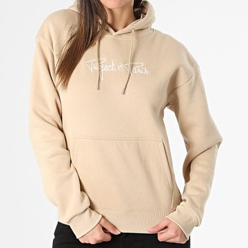 Project X Paris - Felpa con cappuccio da donna F222138 Beige