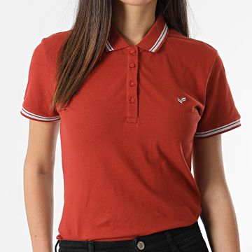 Kaporal - Polo donna a maniche corte Jule Rosso mattone