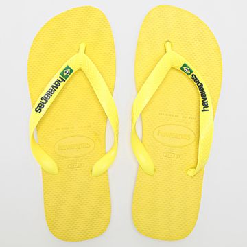 Havaianas - Perizoma Brasil Logo Colori Giallo