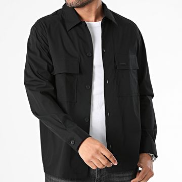 Calvin Klein - Camicia over in popeline stretch 1364 nero