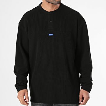 Blu Hugo - Polo Nereso a maniche lunghe 50510530 Nero
