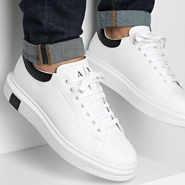 Armani Exchange - Cestini XUX123-XV534 Bianco ottico Nero