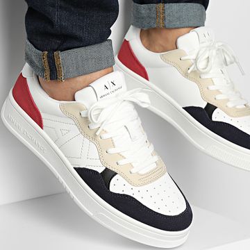 Armani Exchange - Cestini XUX148-XV601 Bianco ottico Rosso cielo