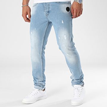 Zelys Paris - Jeans slim in denim blu