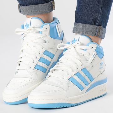 Adidas Originals - Scarpe da ginnastica da donna Forum Mid IG1434 Cloud White Blue