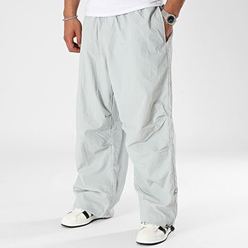 Urban Classics - TB6349 Pantaloni paracadute grigio chiaro