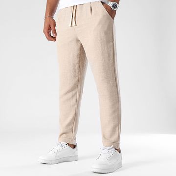 LBO - 1180 Pantaloni effetto lino Beige