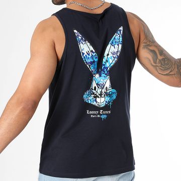 Looney Tunes - Canotta Bugs Bunny Graffiti Blue Back Blu Navy Blue