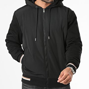 BOSS - Sommers 66 Giacca con cappuccio e zip 50505792 Nero