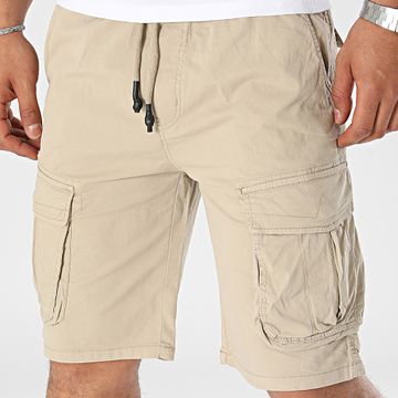 KZR - A-3018 Pantaloncini Cargo beige
