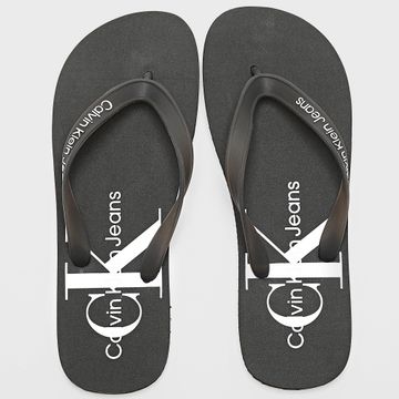Calvin Klein - Infradito Sandalo da spiaggia Monogram 0838 Nero