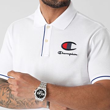 Champion - Polo a maniche corte 219926 Bianco