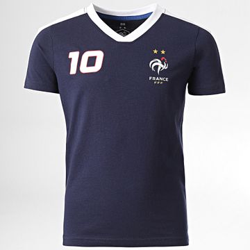 FFF - Maglietta da bambino Francia N10 blu navy