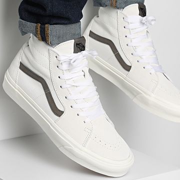 Vans - Cestini Montanti Sk8 Hi Tapered 9QPJVY1 Canvas Suede Blanc De Blanc